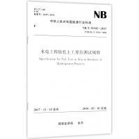 水电工程钻孔土工原位测试规程