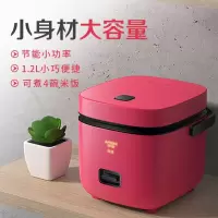 家實(JIA Shi) 迷你电饭煲1.2L家用迷你小型1-2人电饭锅单人厨房小家电器红色
