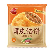 三全猪肉大葱薄皮馅饼440g