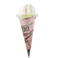 伊利巧乐兹(姜撞奶+蜜桃乌龙)口味脆筒冰淇淋85g