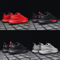 枫述夏季新款男士透气休闲鞋学生百搭运动鞋韩版潮流板鞋跑步鞋男鞋春