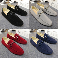 枫述2021新款春季豆豆鞋男快手红人懒人社会小伙韩版休闲皮鞋潮鞋子冬