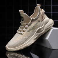 枫述夏季透气休闲运动潮鞋男百搭板鞋潮流网面飞织鞋2021春季新款男鞋