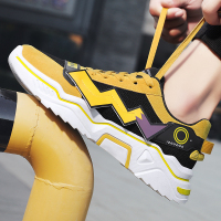 枫述2021春季新款老爹鞋男鞋休闲网面透气运动鞋潮流百搭低帮跑步鞋潮