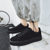 枫述网红鞋子男潮鞋夏季韩版潮流增高黑色板鞋百搭学生复古休闲运动鞋