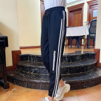 枫述运动裤子女宽松束脚2021年新款春季显瘦薄款灯笼裤九分休闲裤卫裤