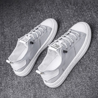 枫述男鞋夏季透气老北京布鞋一脚蹬懒人帆布潮鞋潮流百搭小白网红板鞋