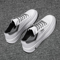 枫述男鞋夏季2021年新款小白板鞋韩版潮流休闲潮白鞋男士帆布百搭透气