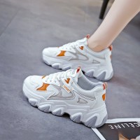 枫述老爹鞋女秋季2021年新款休闲网红小白女鞋厚底运动鞋ins潮鞋