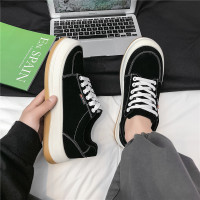 枫述日系丑萌鞋子男百搭厚底松糕板鞋2021新款春季潮流休闲小丑潮鞋