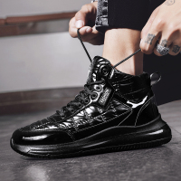 枫述欧洲站黑色马丁雪地男靴2021新款春季韩版潮流防水高帮潮鞋