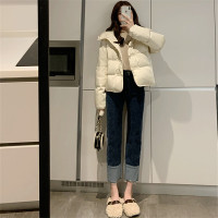 枫述大码胖mm直筒牛仔裤女2021春秋新款高腰显瘦百搭胯大腿粗烟管裤潮