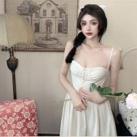 枫述遮肚藏肉吊带裙大码女装2021春夏内搭连衣裙胖mm气质心机显瘦裙子