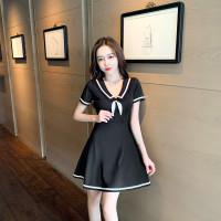 枫述夜场上班衣服桑拿足疗足浴技师工作服夜店性感连衣裙遮肚子显瘦