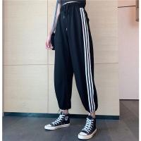 枫述2020年春季嘻哈街舞爵士运动裤子女休闲裤宽松束腿韩版潮流小个子