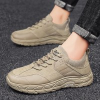 枫述华璐琦男鞋2021年新款秋季上班干活工作专用工装时尚潮流短靴耐磨劳保鞋