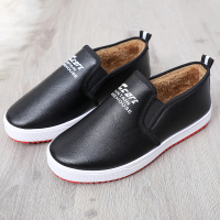 枫述冬季老北京布鞋女鞋加绒保暖平底学生百搭一脚蹬懒人鞋