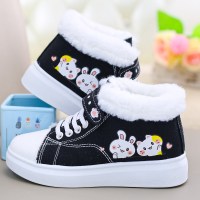 枫述帆布鞋女2021年新款学生板鞋冬季加绒运动休闲鞋百搭鞋子大棉女鞋