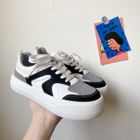 枫述老爹鞋女2022年春季新款厚底街拍板鞋运动休闲鞋网红小白鞋ins潮