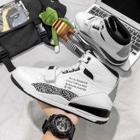 枫述1男鞋高帮板鞋秋季学生篮球运动鞋青少年休闲小白潮鞋