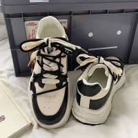 枫述小众潮鞋女2022春季新款拼色百搭学生复古增高网红港味运动休闲鞋