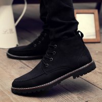 枫述2021新款冬季男鞋韩版潮流高帮帆布鞋男士休闲板鞋百搭运动潮鞋