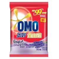 奥妙(OMO) 全自动无磷洗衣粉560g 含金纺馨香精华 怡神薰衣草(新老包装随机发货)[联合利华]