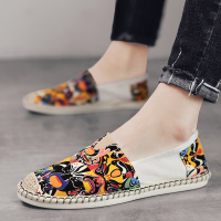 枫述夏季透气男鞋一脚蹬懒人老北京布鞋开车中国风潮鞋百搭休闲鞋单鞋