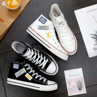 枫述2021新款春季男士帆布鞋男鞋休闲鞋男韩版布鞋板鞋高帮鞋潮流鞋子