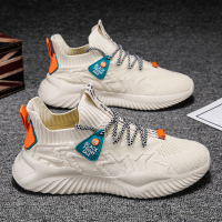 枫述2021新款春季韩版潮流百搭飞织网面运动鞋男士旅游休闲鞋防臭透气