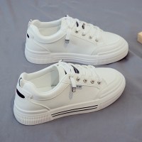枫述2021年秋季新款小白鞋女鞋百搭板鞋运动白鞋休闲鞋子女ins潮