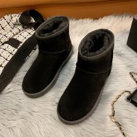 枫述雪地靴女加绒加厚2021年秋冬季新款短靴网红学生保暖平底棉鞋