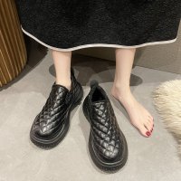 枫述面包鞋子女冬季加绒百搭2021年新款鞋一脚蹬保暖雪地