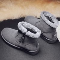 枫述男鞋雪地靴冬季加绒保暖加厚高帮棉靴二棉鞋