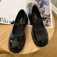 枫述玛丽珍小皮鞋女百搭复古英伦风2022年新款春季网红白色日系鞋子