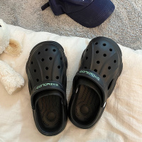 枫述洞洞鞋女2022年春夏新款厚底潮流少女可爱家居外出拖鞋时髦包头拖