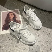 枫述网红小白鞋女2022年春秋新款松糕厚底增高韩版百搭学生休闲鞋