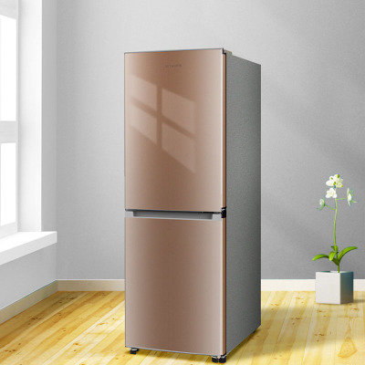创维冰箱两门 186升双门小冰箱 租房家用小型电冰箱节能省电 可调搁架 冷藏冷冻 BCD-186WYA典雅棕