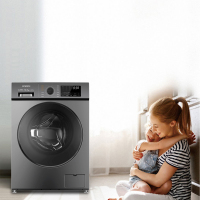 创维洗衣机滚筒10公斤F1026RBH-钛金灰