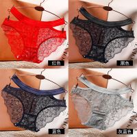 内裤女性感迷人蕾丝女士低腰日系夏天无痕镂空简约舒适性惑三角裤