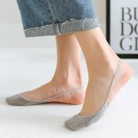 隐形夏季薄款吊带无跟棉袜高跟鞋船袜超浅口前掌半截袜子女