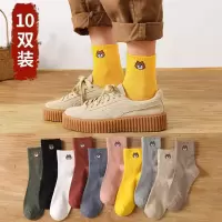 袜子女韩版中筒学生潮流秋冬季长筒袜子短袜船袜