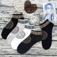 5双装袜子男士春夏款短船袜纯棉ins街头潮流韩版个性休闲商务运动