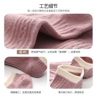 袜子女短袜浅口女士船袜日系ins潮中筒防臭纯色棉袜秋薄款夏季袜