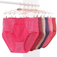 3/5条中老年棉质宽松加肥加大三角裤头女内裤中腰女士内裤