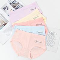 学生韩版内裤女纯棉抗菌女士内裤生理期中腰女式三角裤性感裤头女