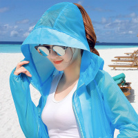 防晒衣女2021夏季新款中长款长袖防紫外线外套冰丝超薄款防晒服衫
