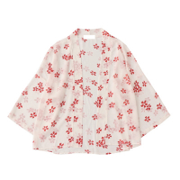 2020夏装新款日系和风樱花印花雪纺衫开衫外套女很仙的防晒衫上衣