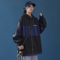 春秋运动风衣2021年新款防晒外套女ins潮春款学生春季薄款冲锋衣