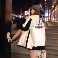 防晒衣女夏季薄款冲锋衣工装外套宽松时尚运动服bf休闲棒球服夹克